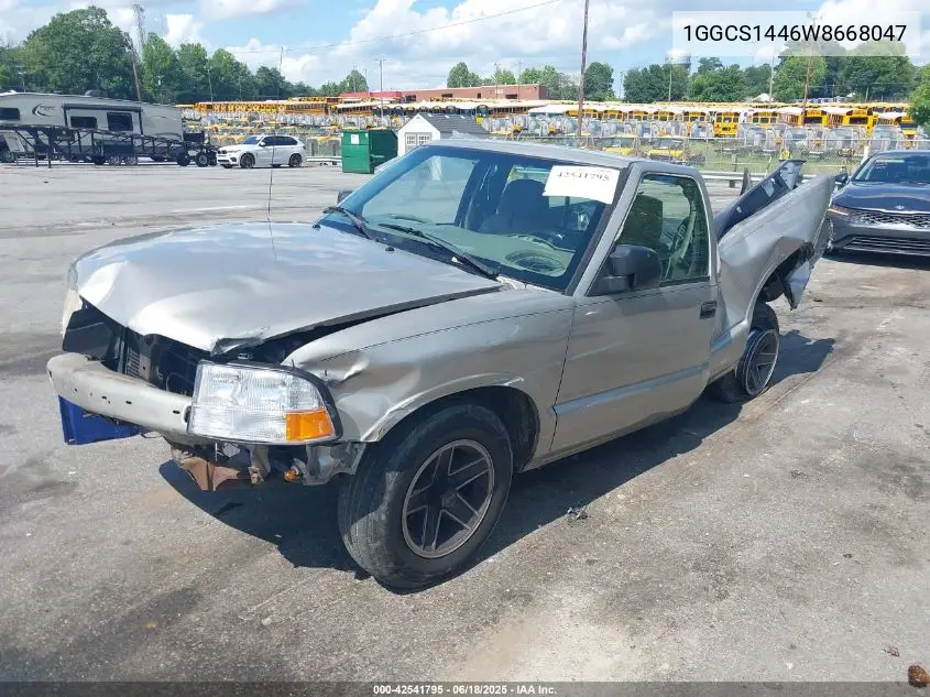 1998 Isuzu Hombre S VIN: 1GGCS1446W8668047 Lot: 42541795