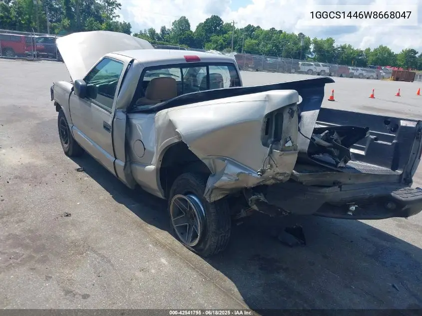1998 Isuzu Hombre S VIN: 1GGCS1446W8668047 Lot: 42541795