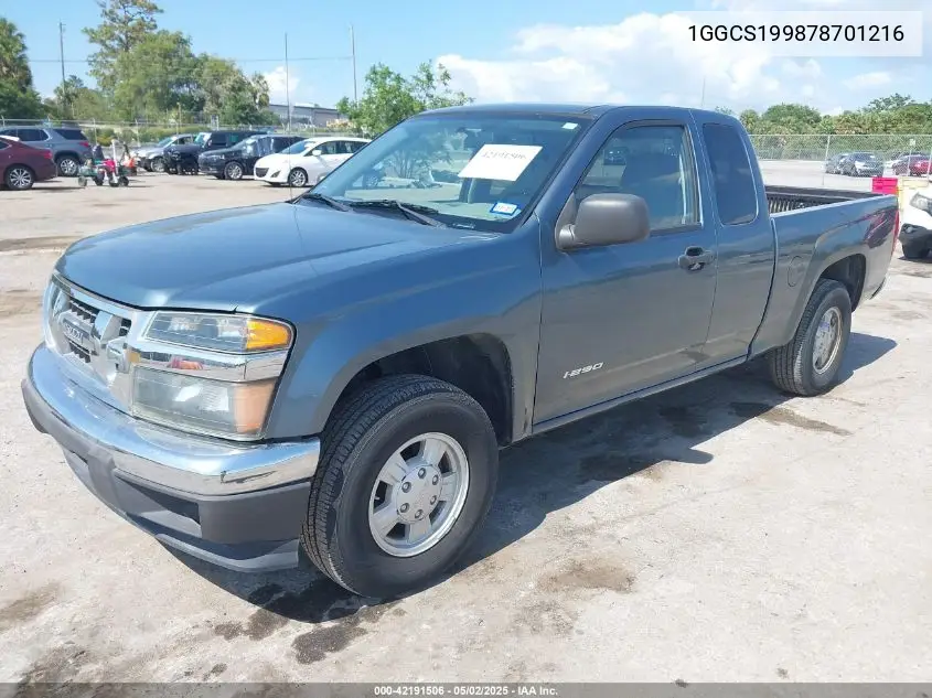 2007 Isuzu I-290 S VIN: 1GGCS199878701216 Lot: 42191506