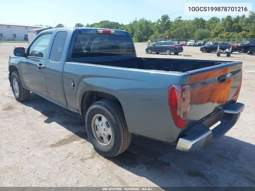 2007 Isuzu I-290 S VIN: 1GGCS199878701216 Lot: 42191506
