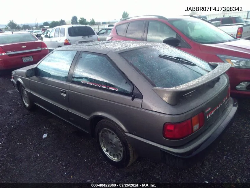 1988 Isuzu Impulse VIN: JABBR07F4J7308342 Lot: 40422040