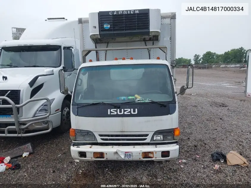 2001 Isuzu Npr VIN: JALC4B14817000334 Lot: 42602977