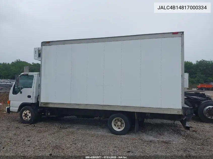 2001 Isuzu Npr VIN: JALC4B14817000334 Lot: 42602977