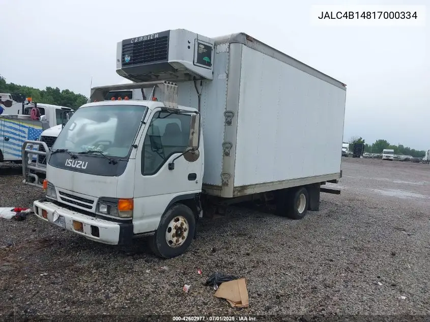 2001 Isuzu Npr VIN: JALC4B14817000334 Lot: 42602977