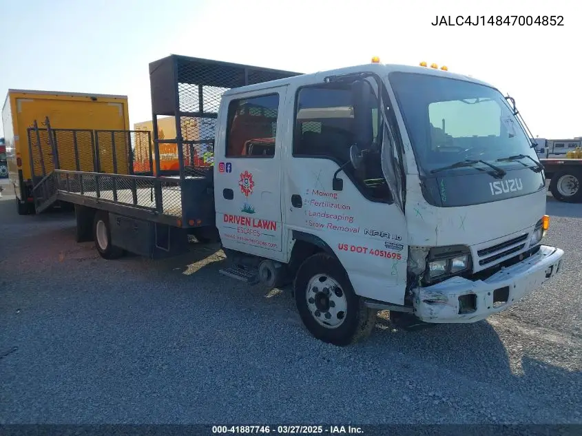 2004 Isuzu W4S042 Npr Hd Dsl Crw VIN: JALC4J14847004852 Lot: 41887746