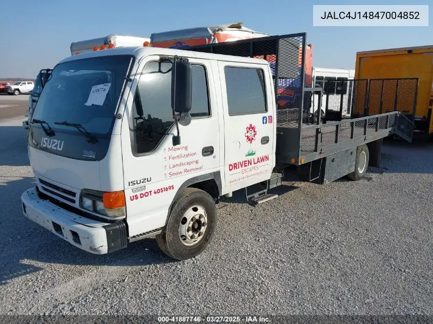 2004 Isuzu W4S042 Npr Hd Dsl Crw VIN: JALC4J14847004852 Lot: 41887746