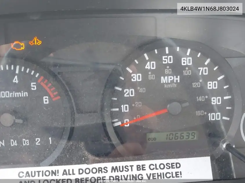 2008 Isuzu Npr VIN: 4KLB4W1N68J803024 Lot: 42509908