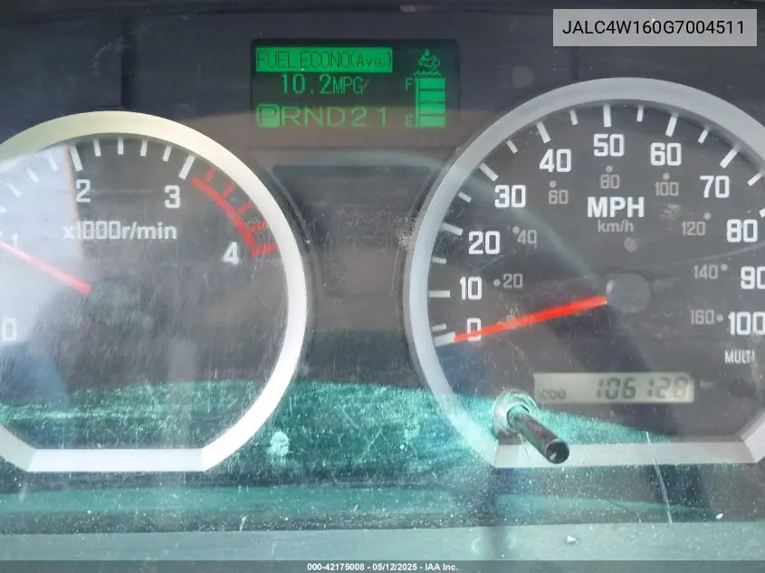 2016 Isuzu Npr Dsl Reg At VIN: JALC4W160G7004511 Lot: 42175008