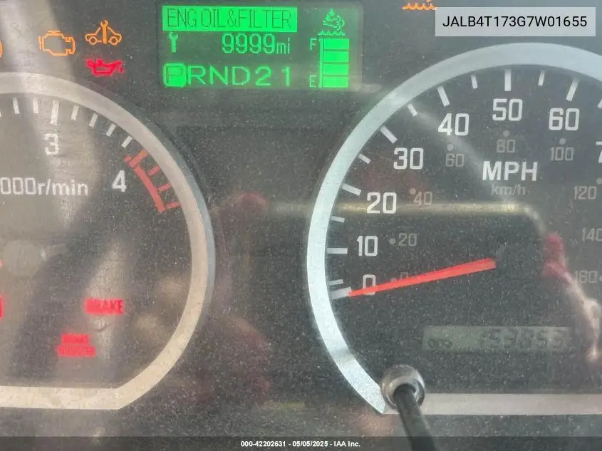 2016 Isuzu Npr VIN: JALB4T173G7W01655 Lot: 42202631