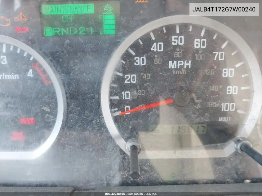 2016 Isuzu Npr VIN: JALB4T172G7W00240 Lot: 42238595