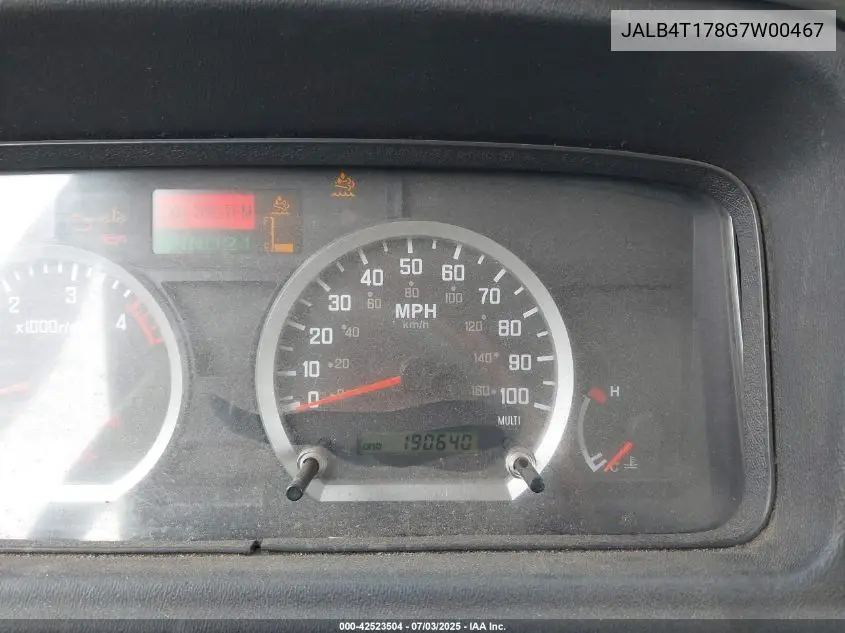 2016 Isuzu Npr VIN: JALB4T178G7W00467 Lot: 42523504