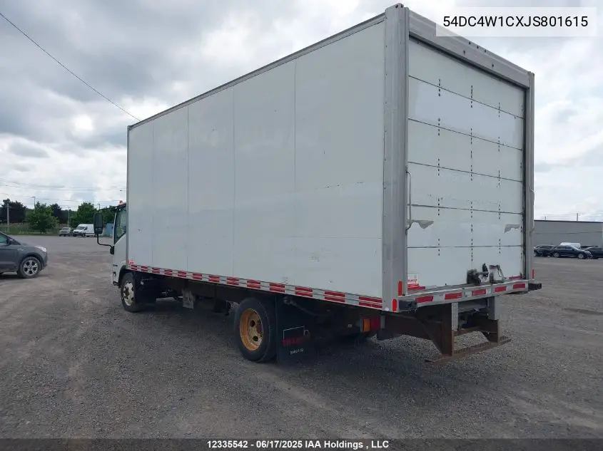 2018 Isuzu Npr Hd VIN: 54DC4W1CXJS801615 Lot: 12335542
