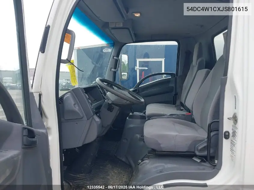 2018 Isuzu Npr Hd VIN: 54DC4W1CXJS801615 Lot: 12335542