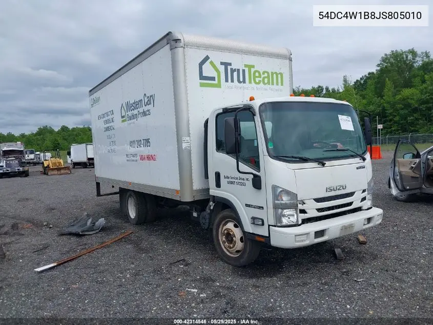 2018 Isuzu Npr Hd VIN: 54DC4W1B8JS805010 Lot: 42314546