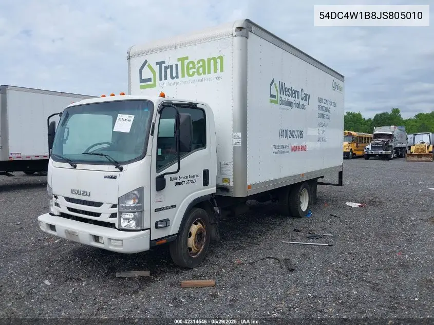 2018 Isuzu Npr Hd VIN: 54DC4W1B8JS805010 Lot: 42314546