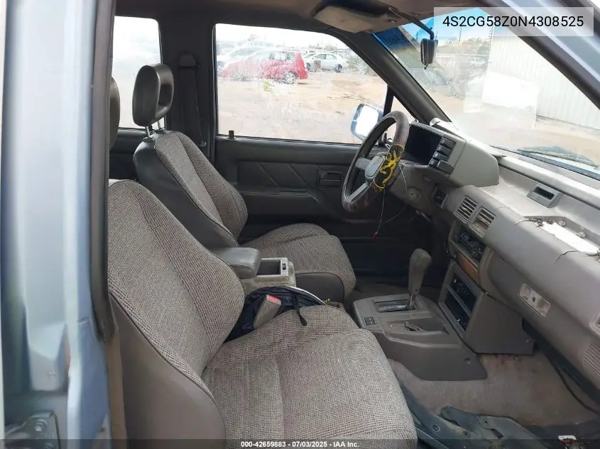 1992 Isuzu Rodeo S/Ls/Xs VIN: 4S2CG58Z0N4308525 Lot: 42659883