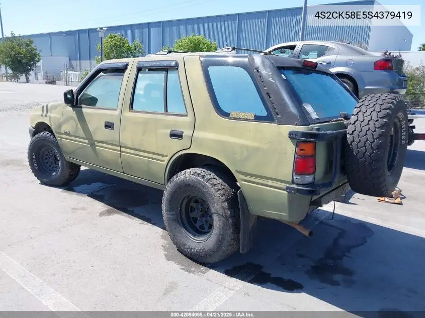 1995 Isuzu Rodeo S VIN: 4S2CK58E5S4379419 Lot: 42094055