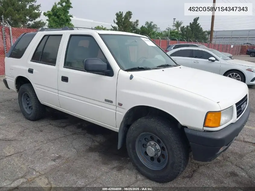 1995 Isuzu Rodeo S/Ls VIN: 4S2CG58V1S4347343 Lot: 42584855