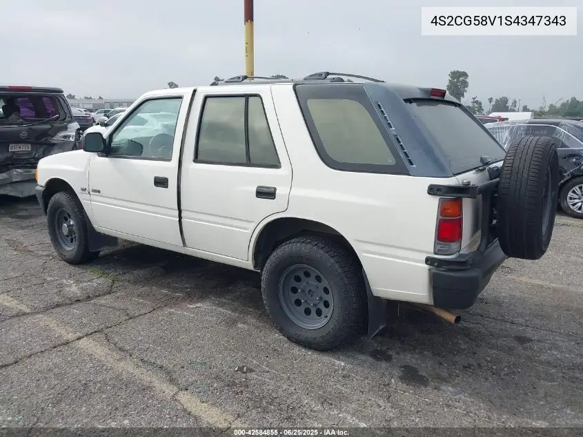 1995 Isuzu Rodeo S/Ls VIN: 4S2CG58V1S4347343 Lot: 42584855