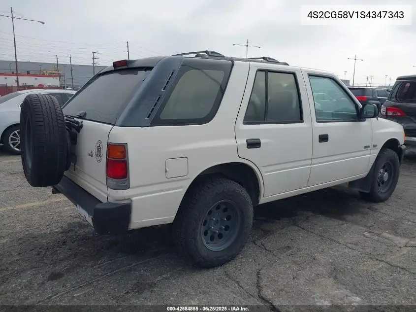 1995 Isuzu Rodeo S/Ls VIN: 4S2CG58V1S4347343 Lot: 42584855