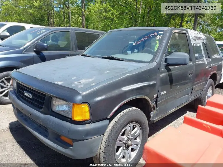 1996 Isuzu Rodeo S/Ls VIN: 4S2CK58V1T4342739 Lot: 42058798
