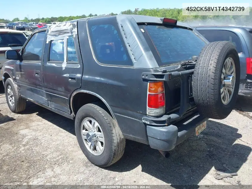 1996 Isuzu Rodeo S/Ls VIN: 4S2CK58V1T4342739 Lot: 42058798
