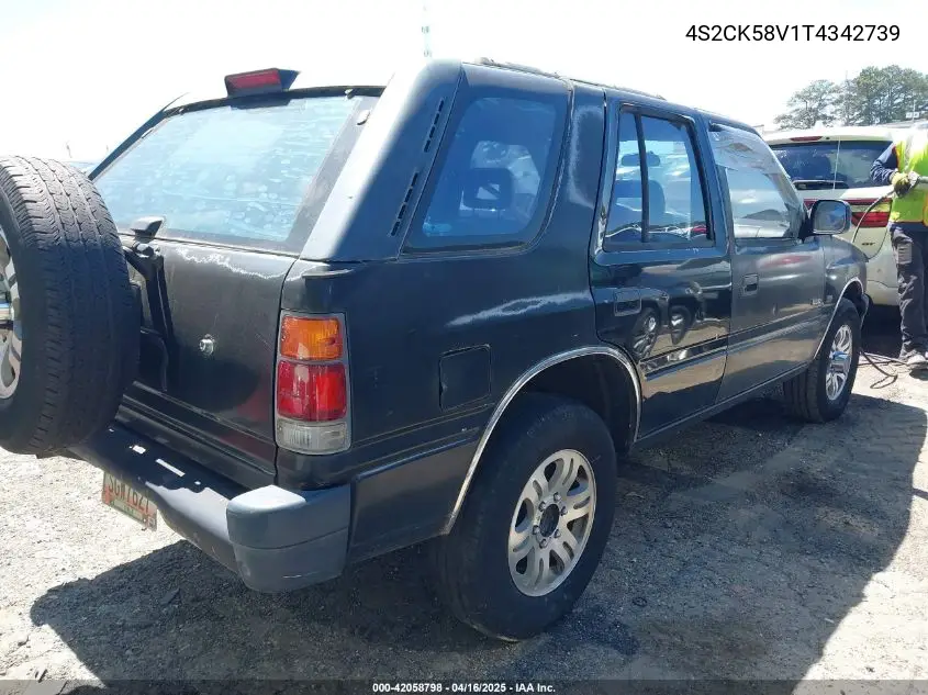 1996 Isuzu Rodeo S/Ls VIN: 4S2CK58V1T4342739 Lot: 42058798