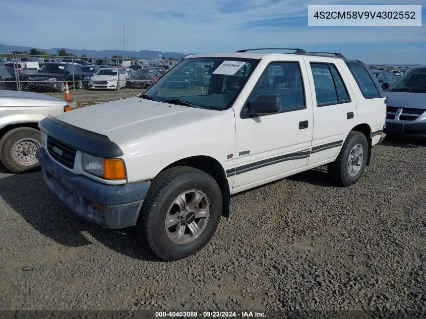 1997 Isuzu Rodeo Ls 3.2L/S 3.2L VIN: 4S2CM58V9V4302552 Lot: 40403088