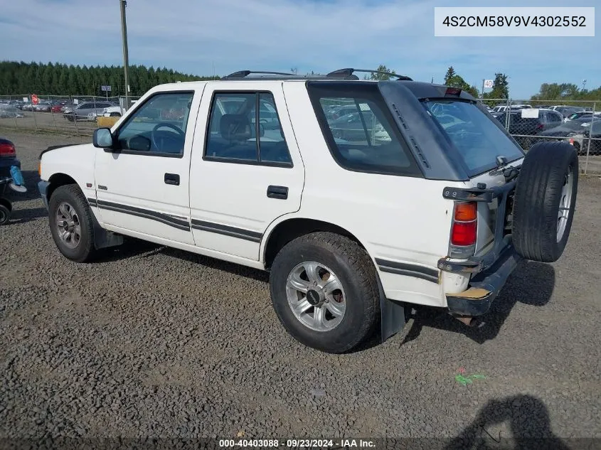 1997 Isuzu Rodeo Ls 3.2L/S 3.2L VIN: 4S2CM58V9V4302552 Lot: 40403088
