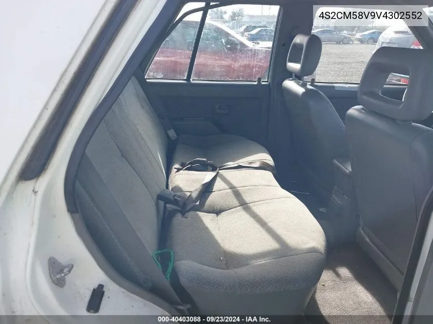 1997 Isuzu Rodeo Ls 3.2L/S 3.2L VIN: 4S2CM58V9V4302552 Lot: 40403088