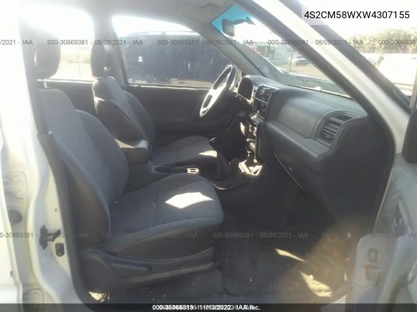 1998 Isuzu Rodeo Ls/S VIN: 4S2CM58WXW4307155 Lot: 35066319