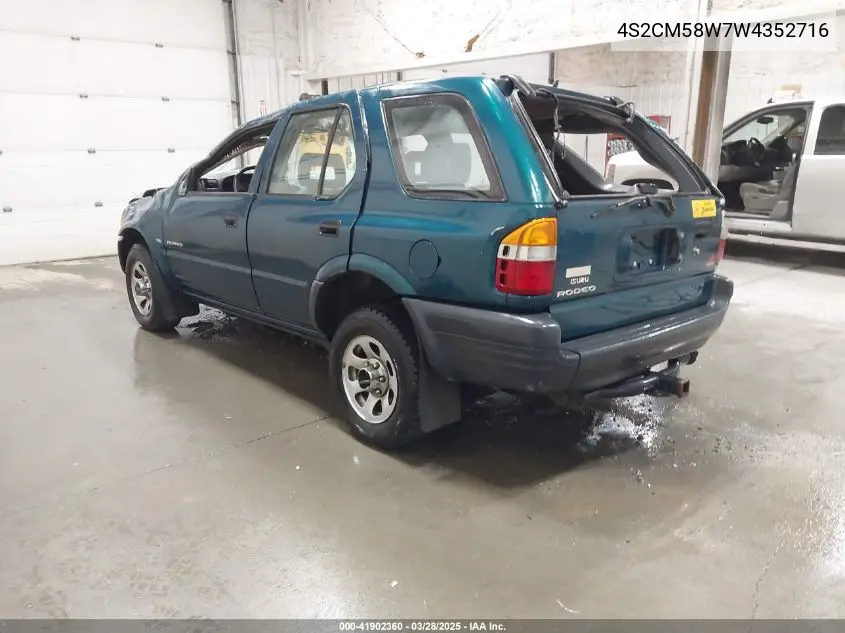 1998 Isuzu Rodeo Ls/S VIN: 4S2CM58W7W4352716 Lot: 41902360