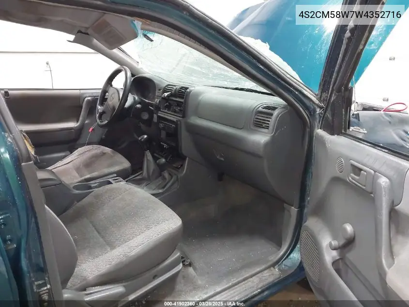 1998 Isuzu Rodeo Ls/S VIN: 4S2CM58W7W4352716 Lot: 41902360
