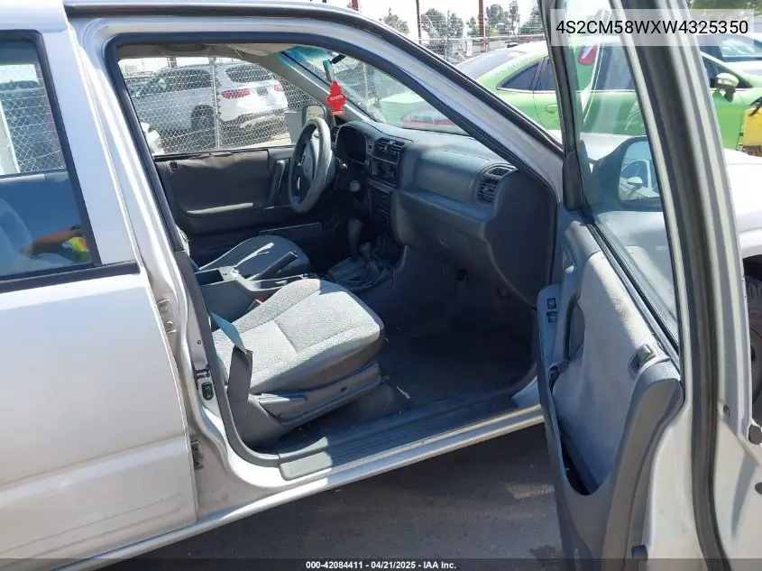 1998 Isuzu Rodeo Ls/S VIN: 4S2CM58WXW4325350 Lot: 42084411