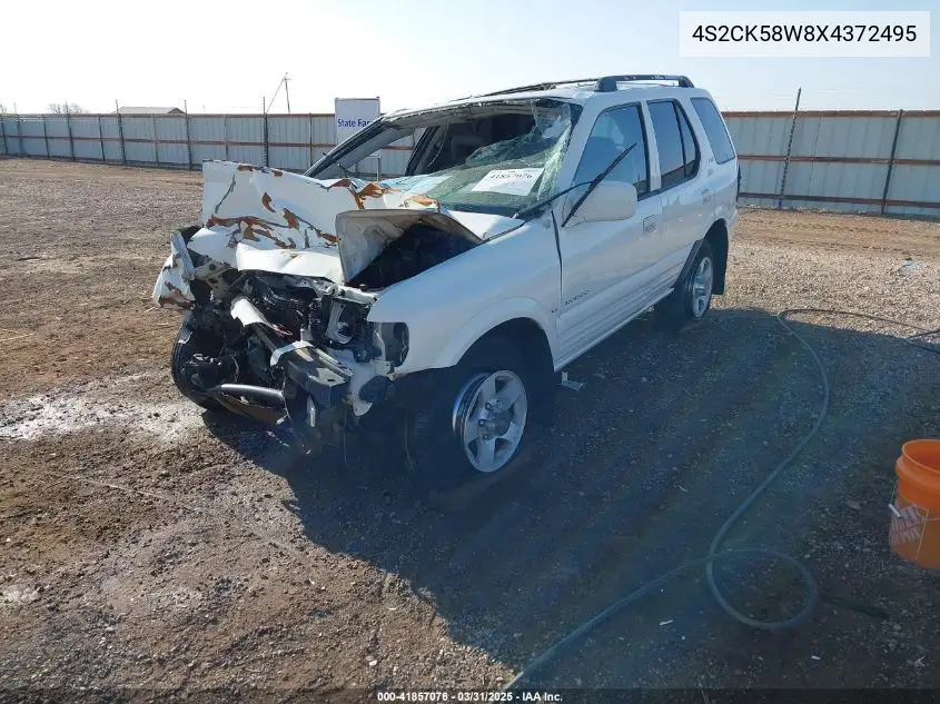 1999 Isuzu Rodeo Ls/Lse/S 3.2L VIN: 4S2CK58W8X4372495 Lot: 41857076