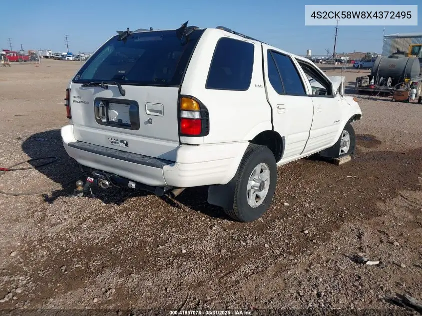 1999 Isuzu Rodeo Ls/Lse/S 3.2L VIN: 4S2CK58W8X4372495 Lot: 41857076