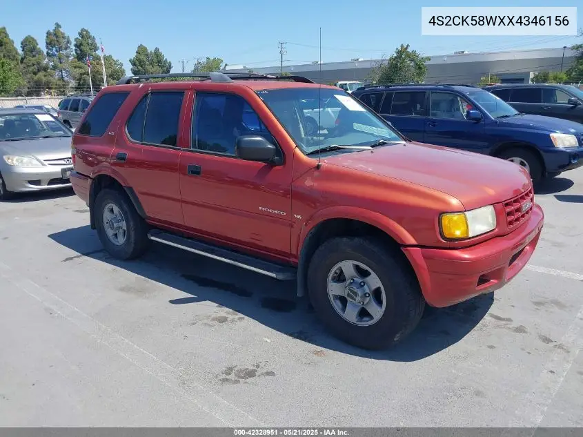 1999 Isuzu Rodeo Ls/Lse/S 3.2L VIN: 4S2CK58WXX4346156 Lot: 42328951