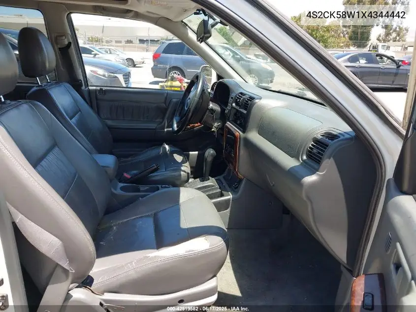 1999 Isuzu Rodeo Ls/Lse/S 3.2L VIN: 4S2CK58W1X4344442 Lot: 42519582