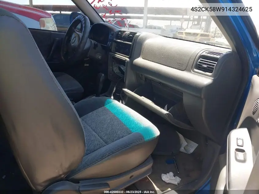 2001 Isuzu Rodeo Ls 3.2L V6/Lse 3.2L V6/S 3.2L V6 VIN: 4S2CK58W914324625 Lot: 42580333