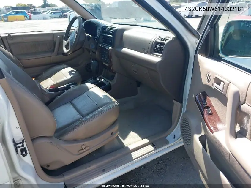 2001 Isuzu Rodeo Ls 3.2L V6/Lse 3.2L V6/S 3.2L V6 VIN: 4S2CK58W614332181 Lot: 42585130