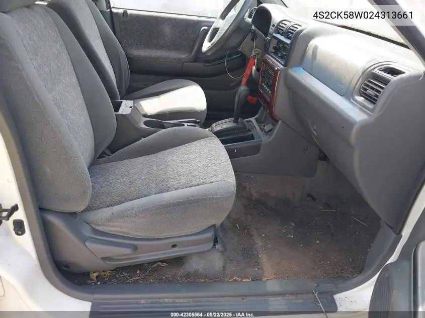 2002 Isuzu Rodeo Ls 3.2L V6/Lse 3.2L V6/S 3.2L V6 VIN: 4S2CK58W024313661 Lot: 42305564