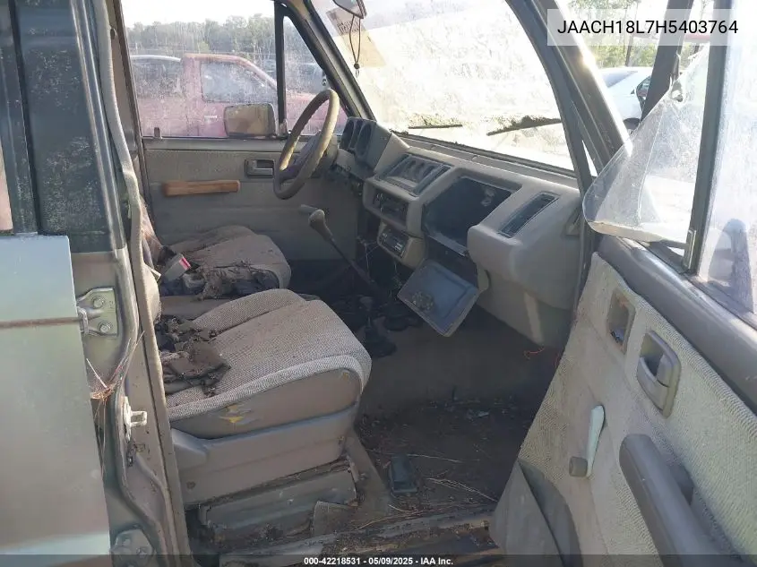 1987 Isuzu Trooper Ii VIN: JAACH18L7H5403764 Lot: 42218531