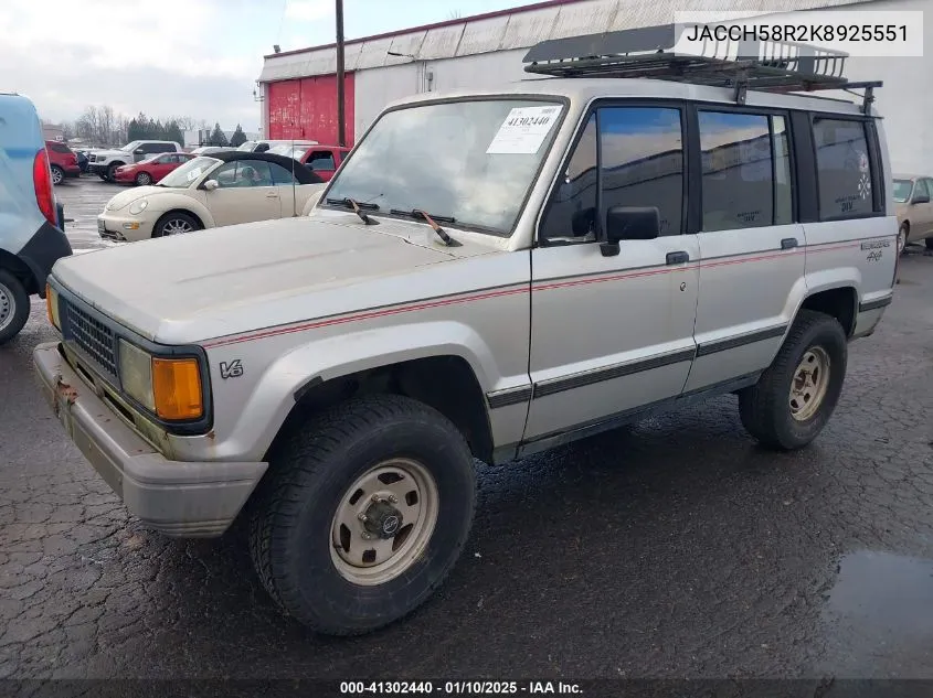 1989 Isuzu Trooper Ii VIN: JACCH58R2K8925551 Lot: 41302440