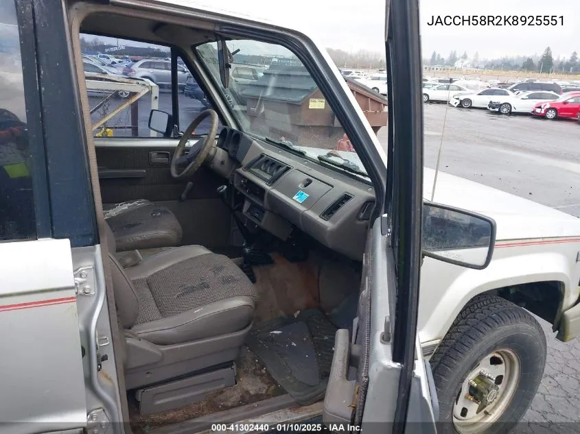 1989 Isuzu Trooper Ii VIN: JACCH58R2K8925551 Lot: 41302440