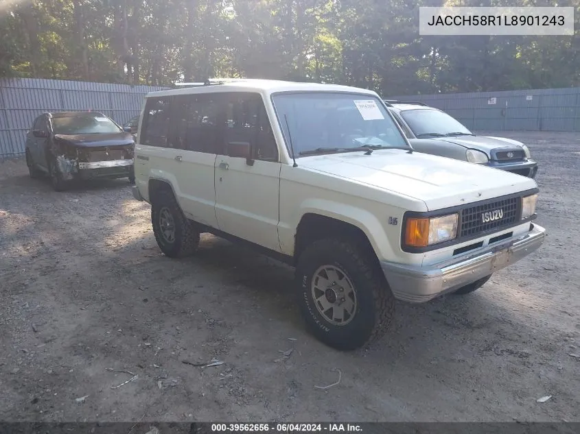 1990 Isuzu Trooper VIN: JACCH58R1L8901243 Lot: 39562656