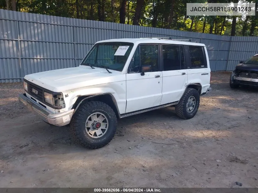 1990 Isuzu Trooper VIN: JACCH58R1L8901243 Lot: 39562656