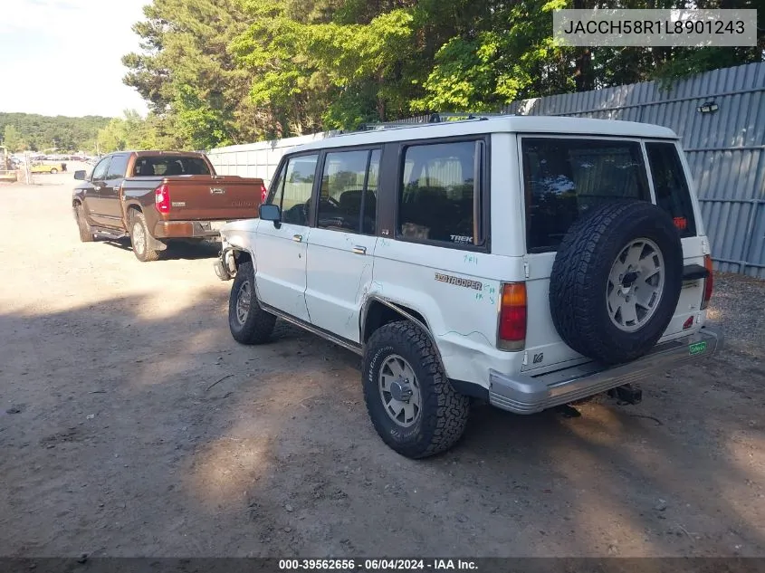 1990 Isuzu Trooper VIN: JACCH58R1L8901243 Lot: 39562656