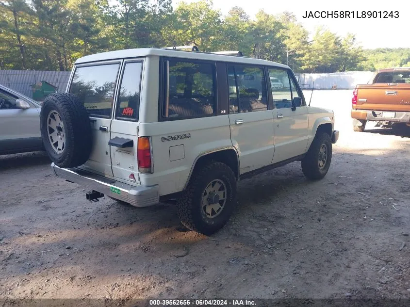 1990 Isuzu Trooper VIN: JACCH58R1L8901243 Lot: 39562656