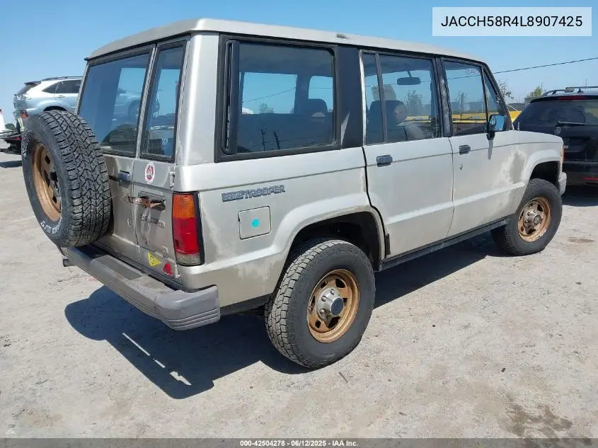 1990 Isuzu Trooper VIN: JACCH58R4L8907425 Lot: 42504278