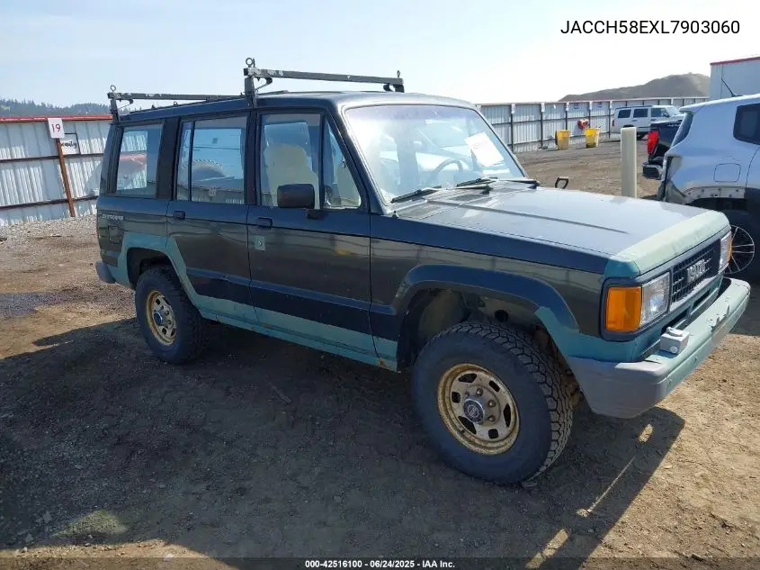 1990 Isuzu Trooper VIN: JACCH58EXL7903060 Lot: 42516100